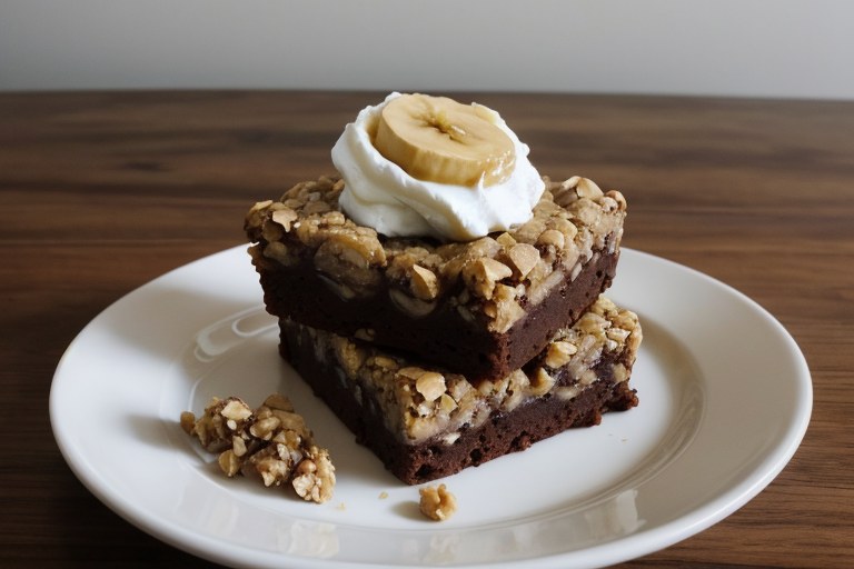 Peanut Butter Brownie Baked Oatmeal