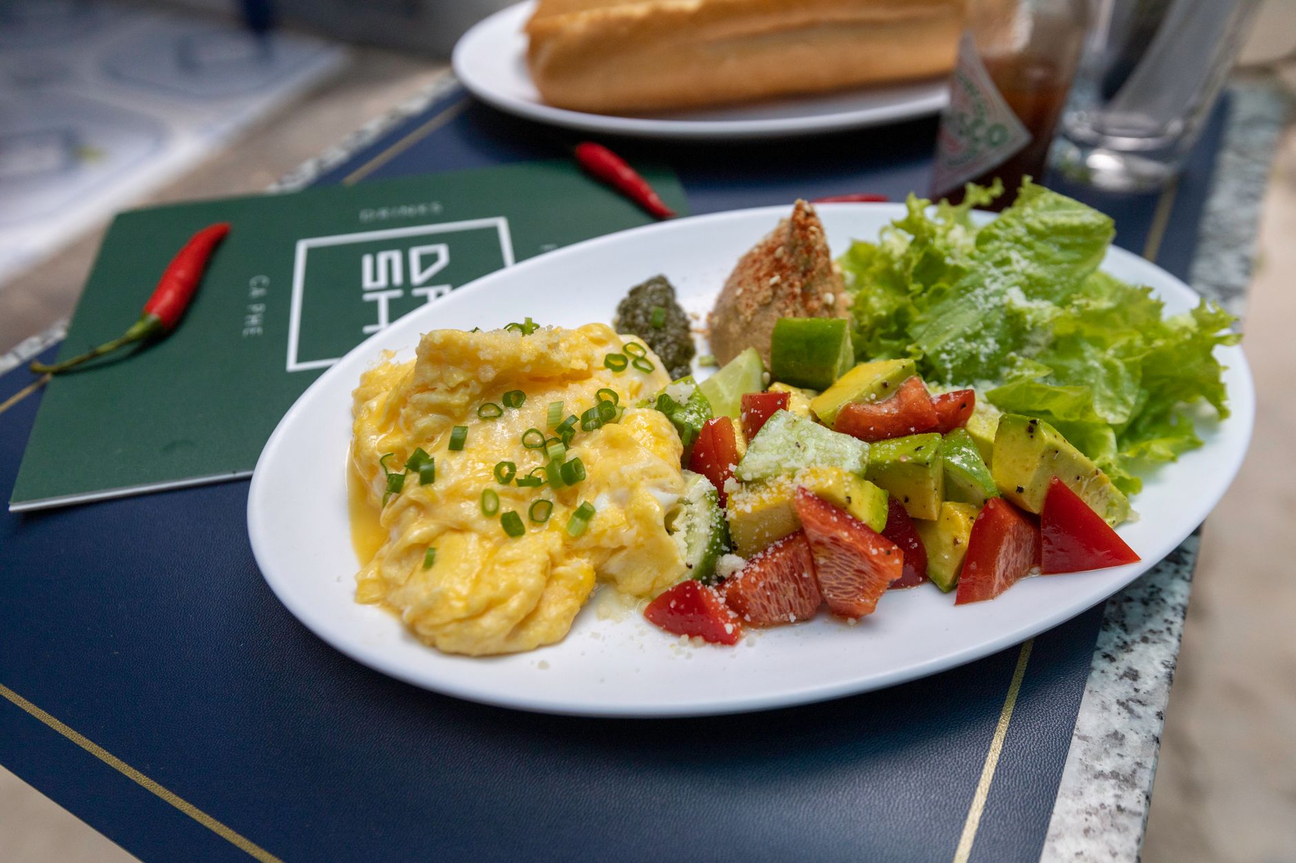 Scrambled Eggs with Vegetables