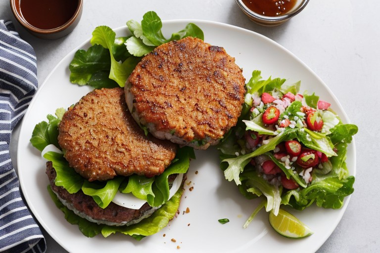 Tangy tuna burgers