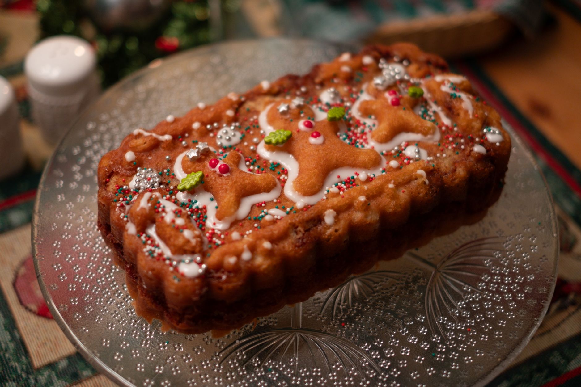 Last minute Christmas cake