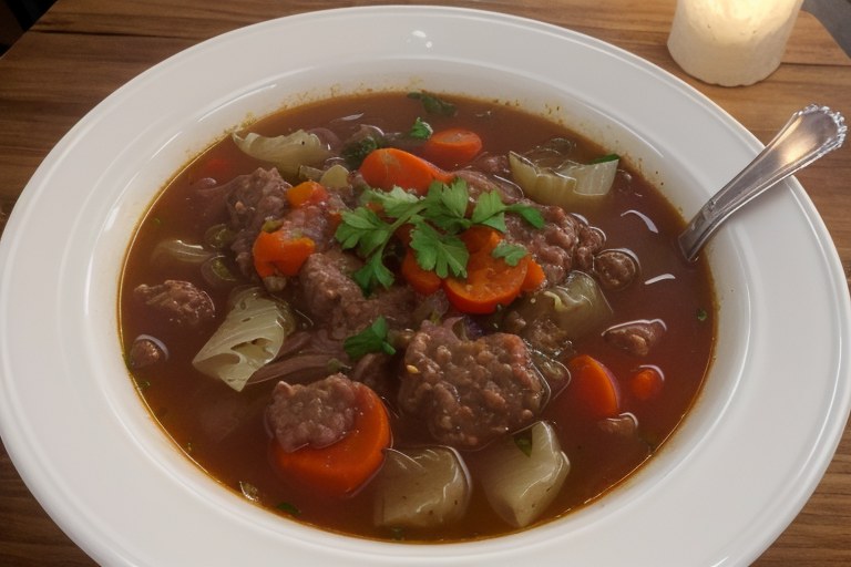 Italian Vegetable Beef Soup