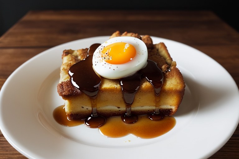 Bread Pudding with Bourbon Sauce