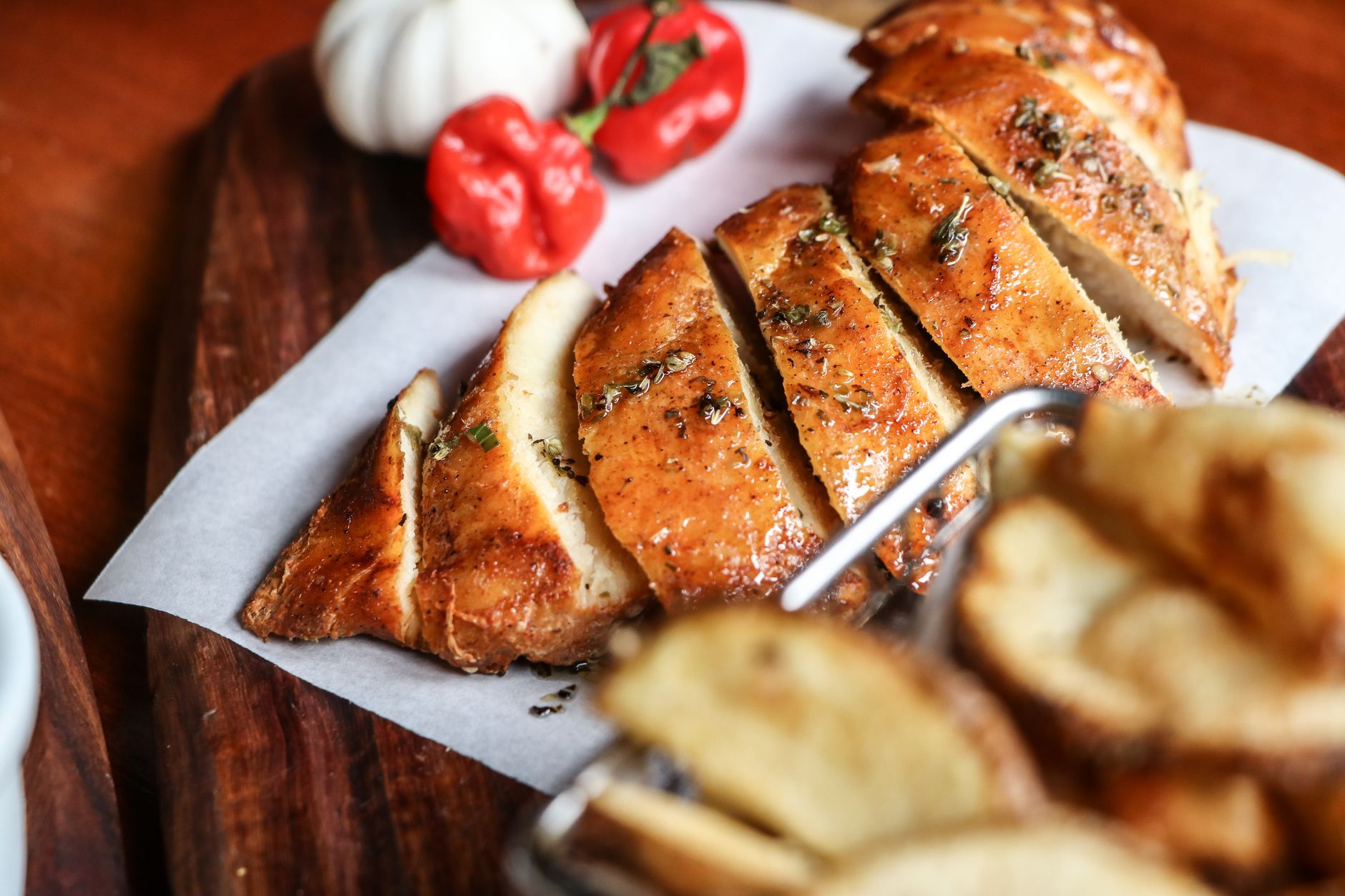 Garlic Herb Baked Chicken Breast