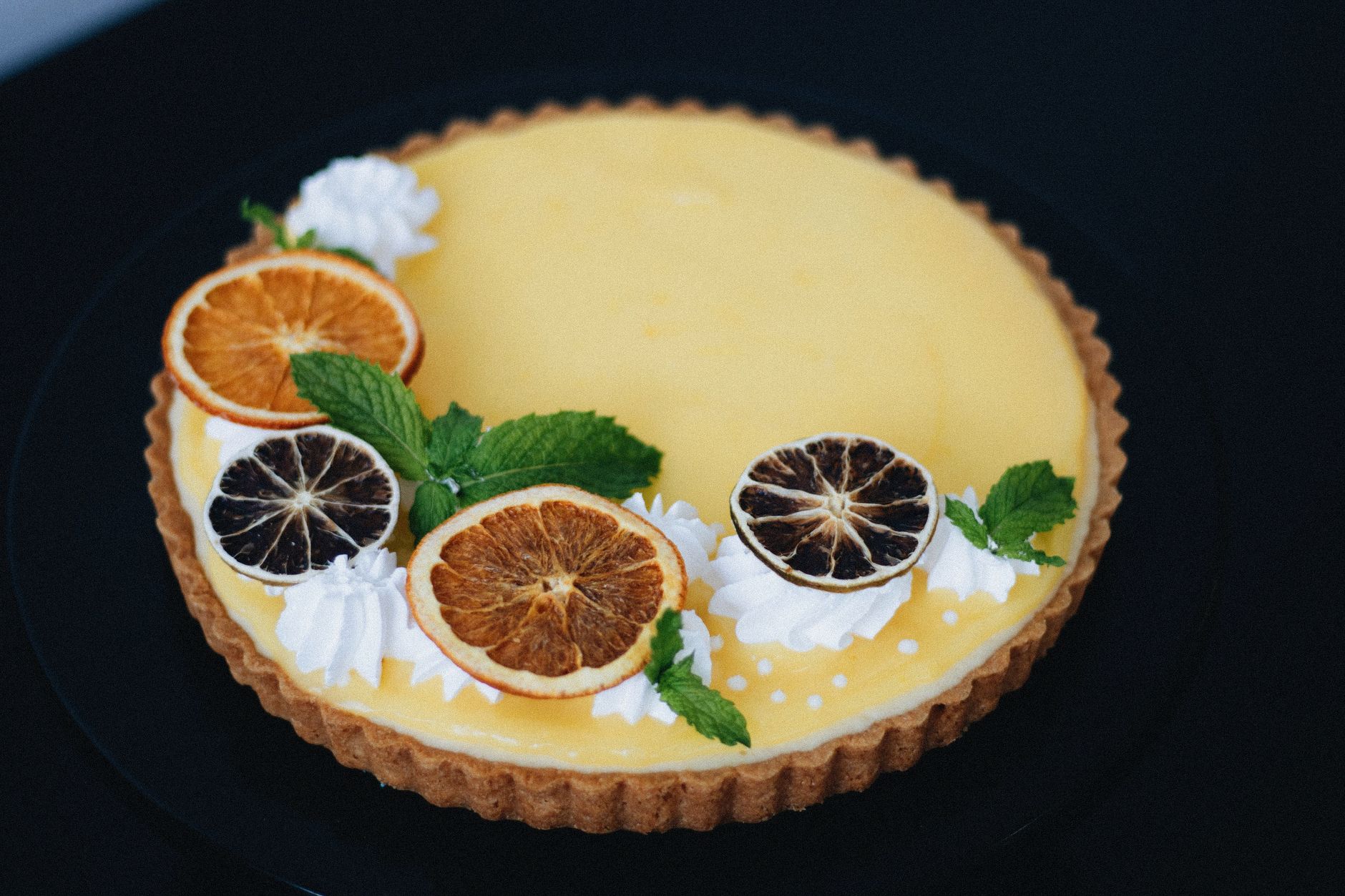 Lemon Tart with Almond Crust