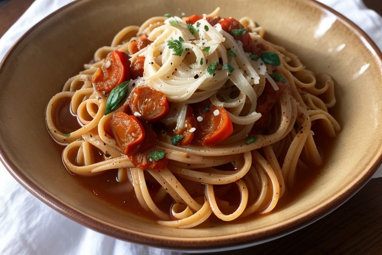 One Pot Roasted Red Pepper Pasta