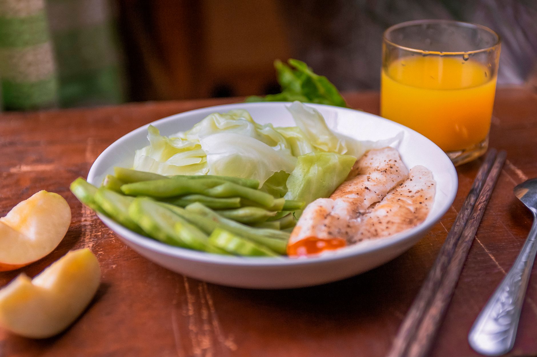 German-Style Cabbage and Beans