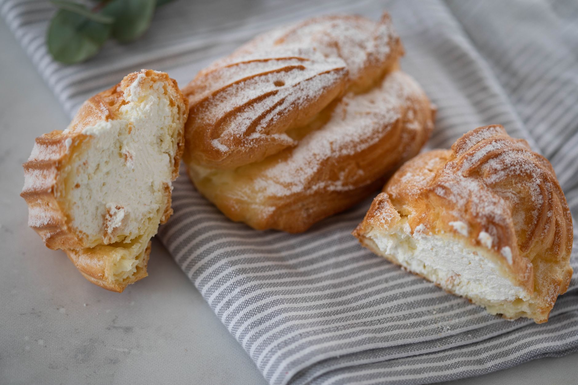 Chocolate-Filled Cream Puffs