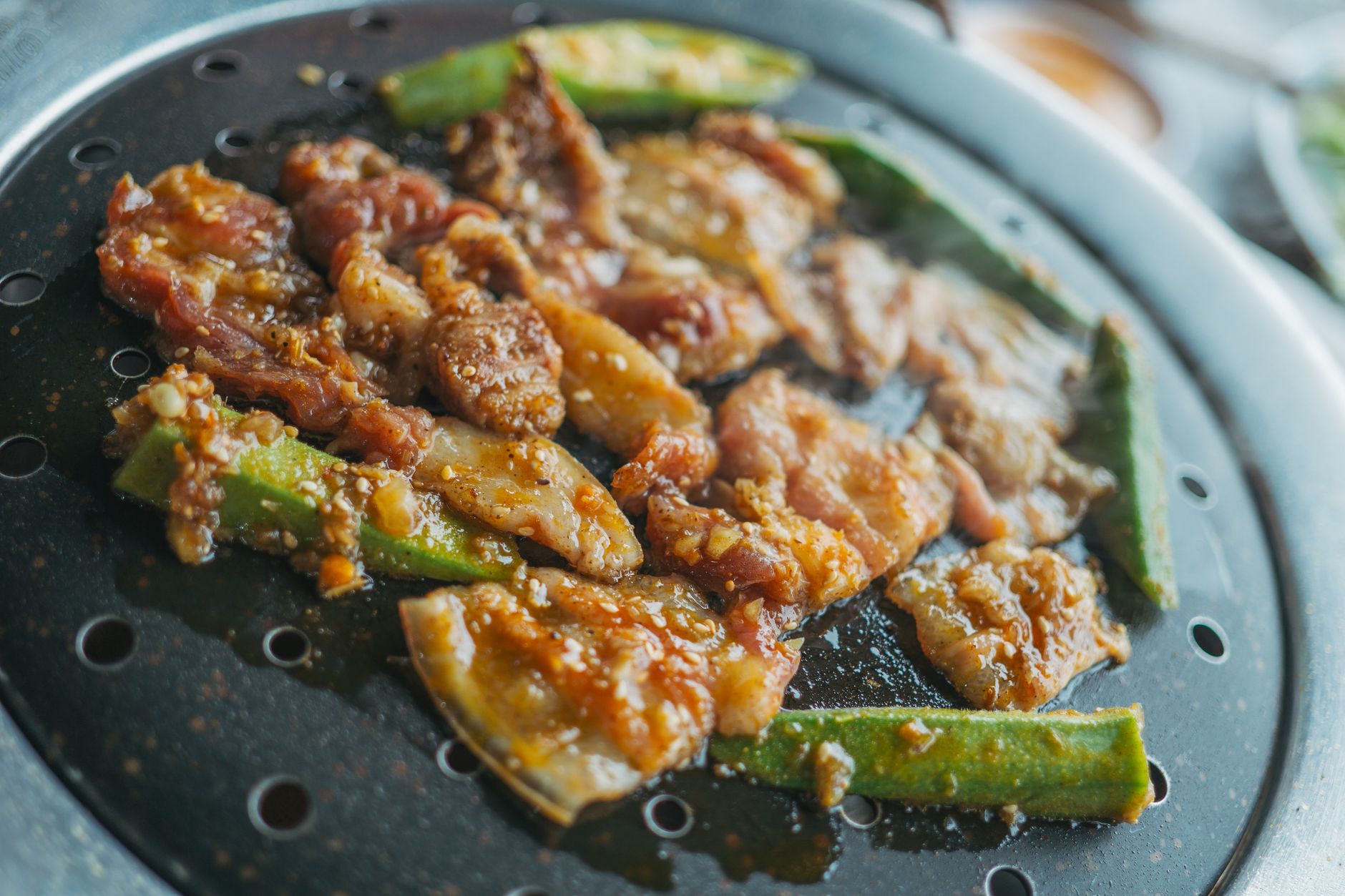 Grilled Okra