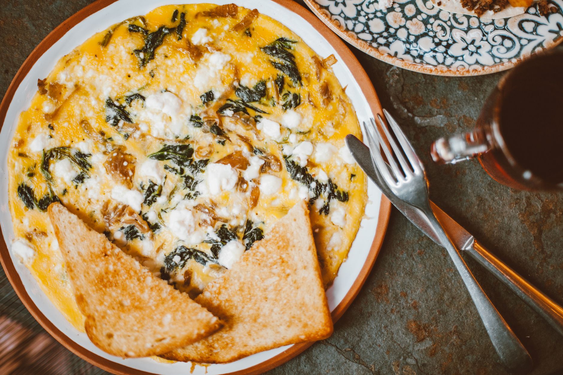 Spinach and Feta Grilled Cheese