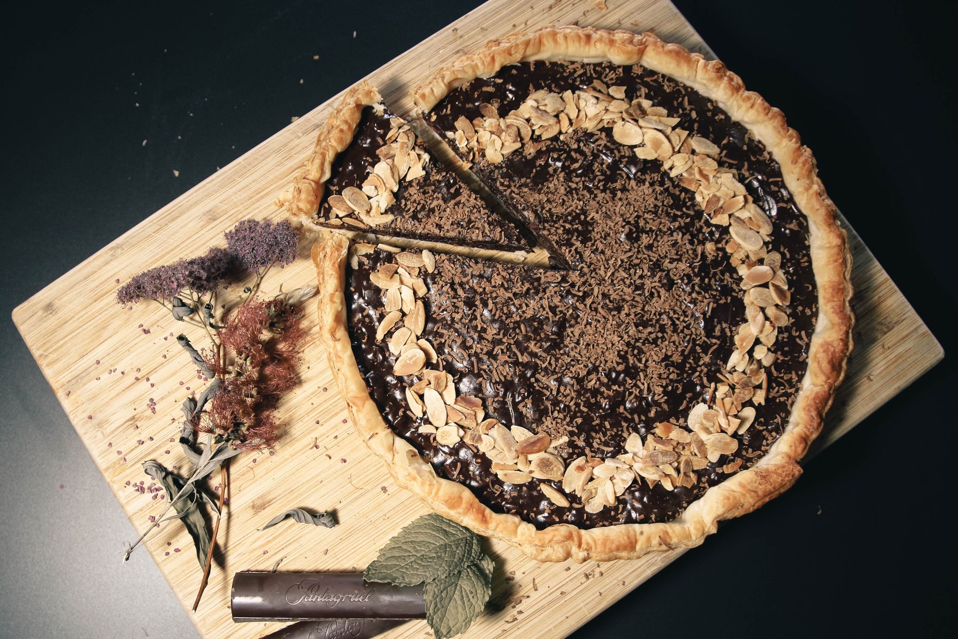 Sweet & Salty Truffle Pie