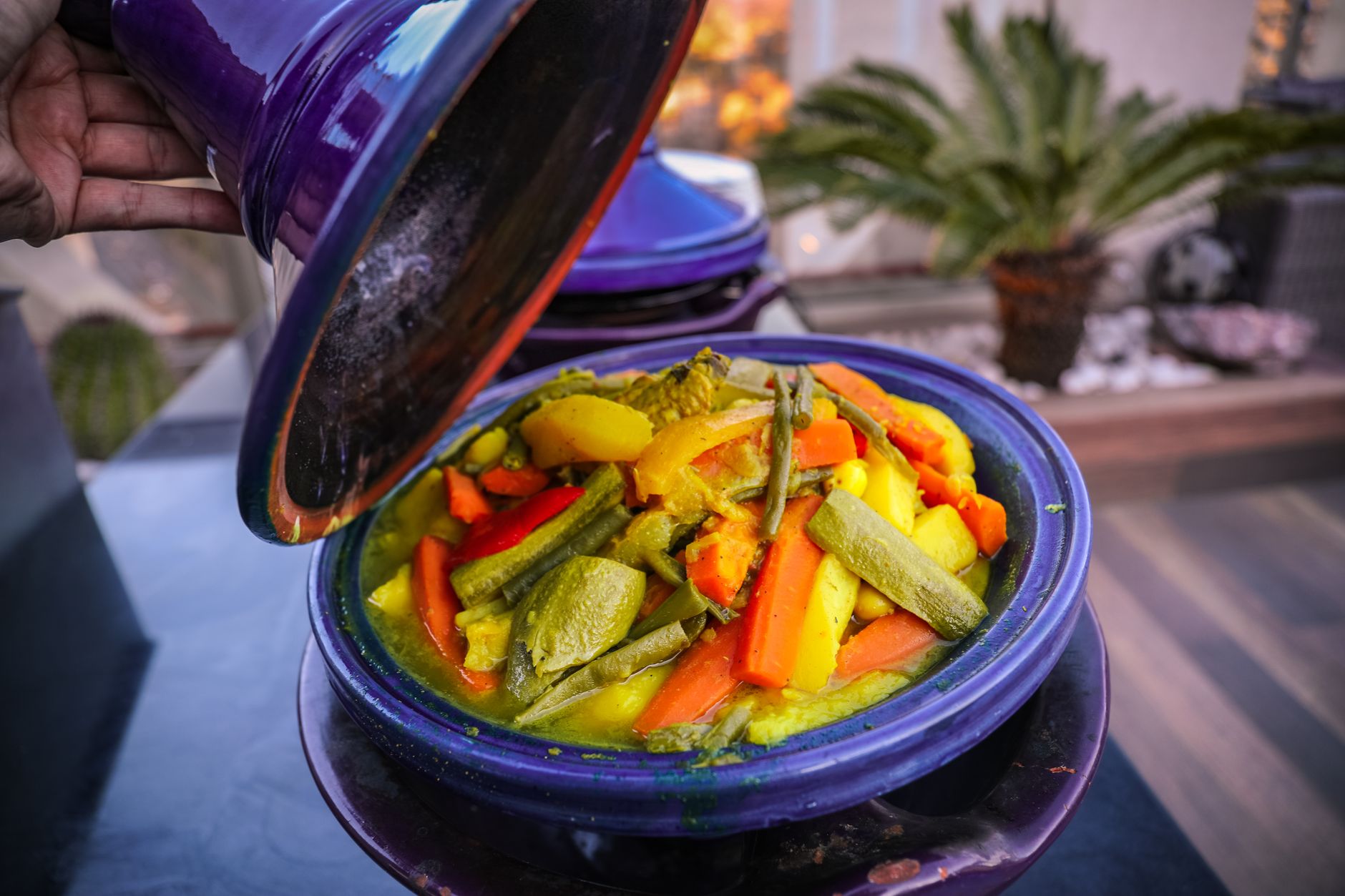 Tajine de Poulet aux Carottes et Patates Douces (Chicken and Sweet Potato Tagine)