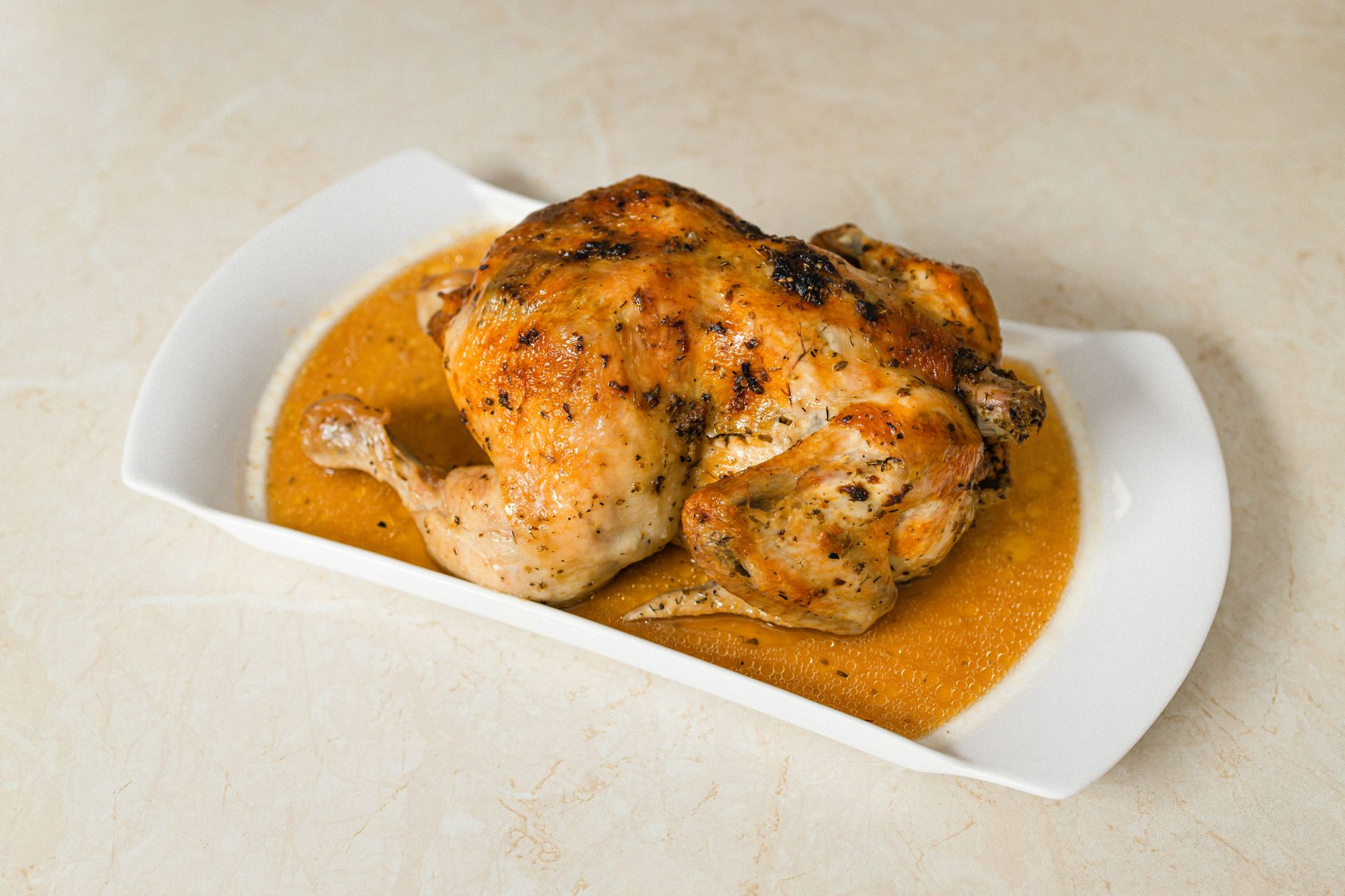Moroccan roast chicken with apricots