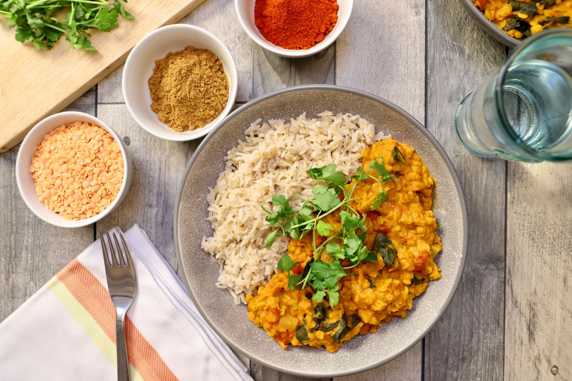 Curried Lentils