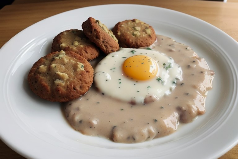 Biscuits and Gravy Bake