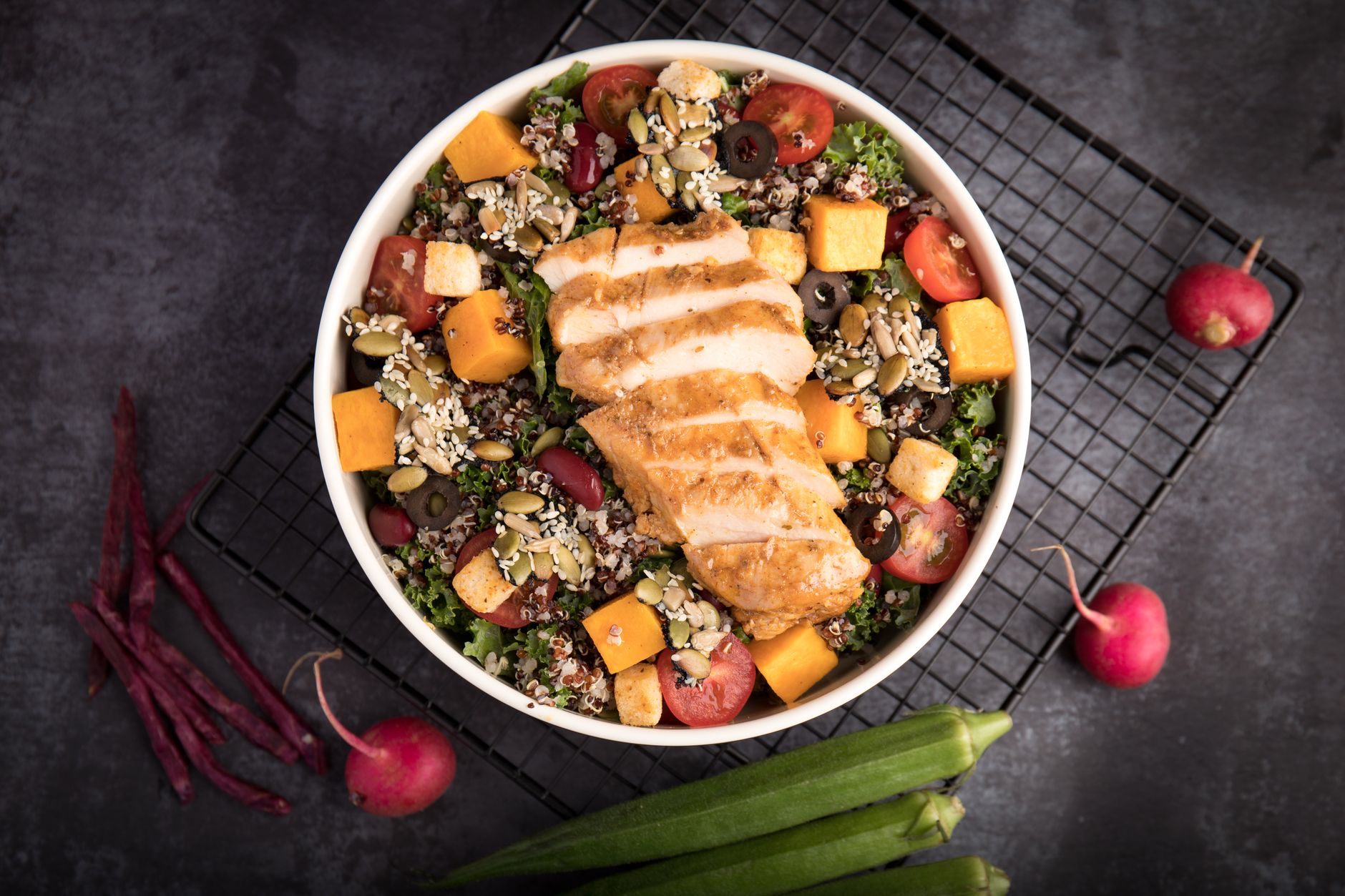 Lemony Kale and Quinoa Salad