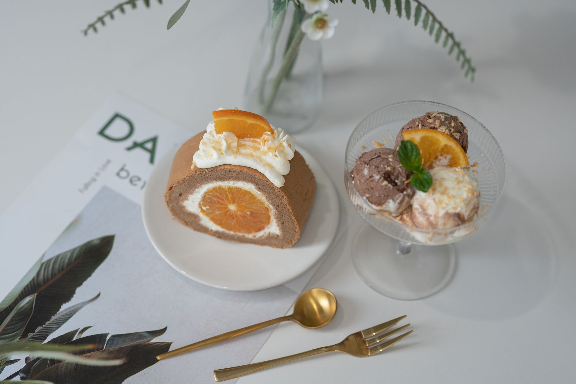 Orange Cream Freezer Dessert