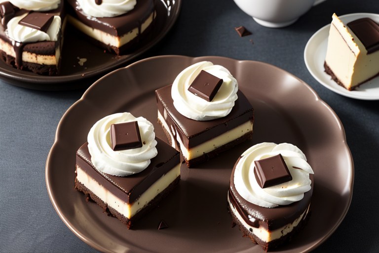 Easter egg cheesecake brownies