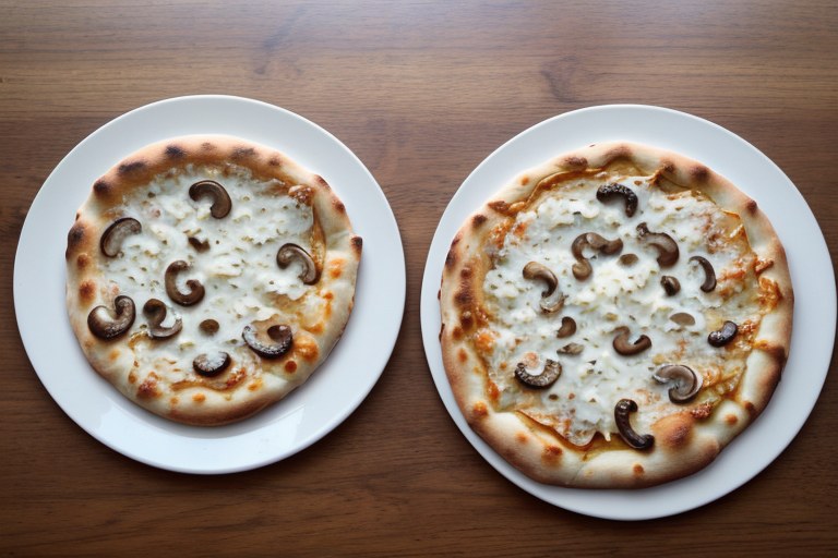 Caramelized Onion & Mushroom White Pizza