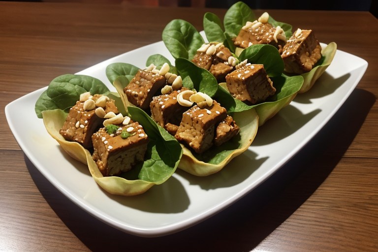 Hoisin Tofu Lettuce Cups