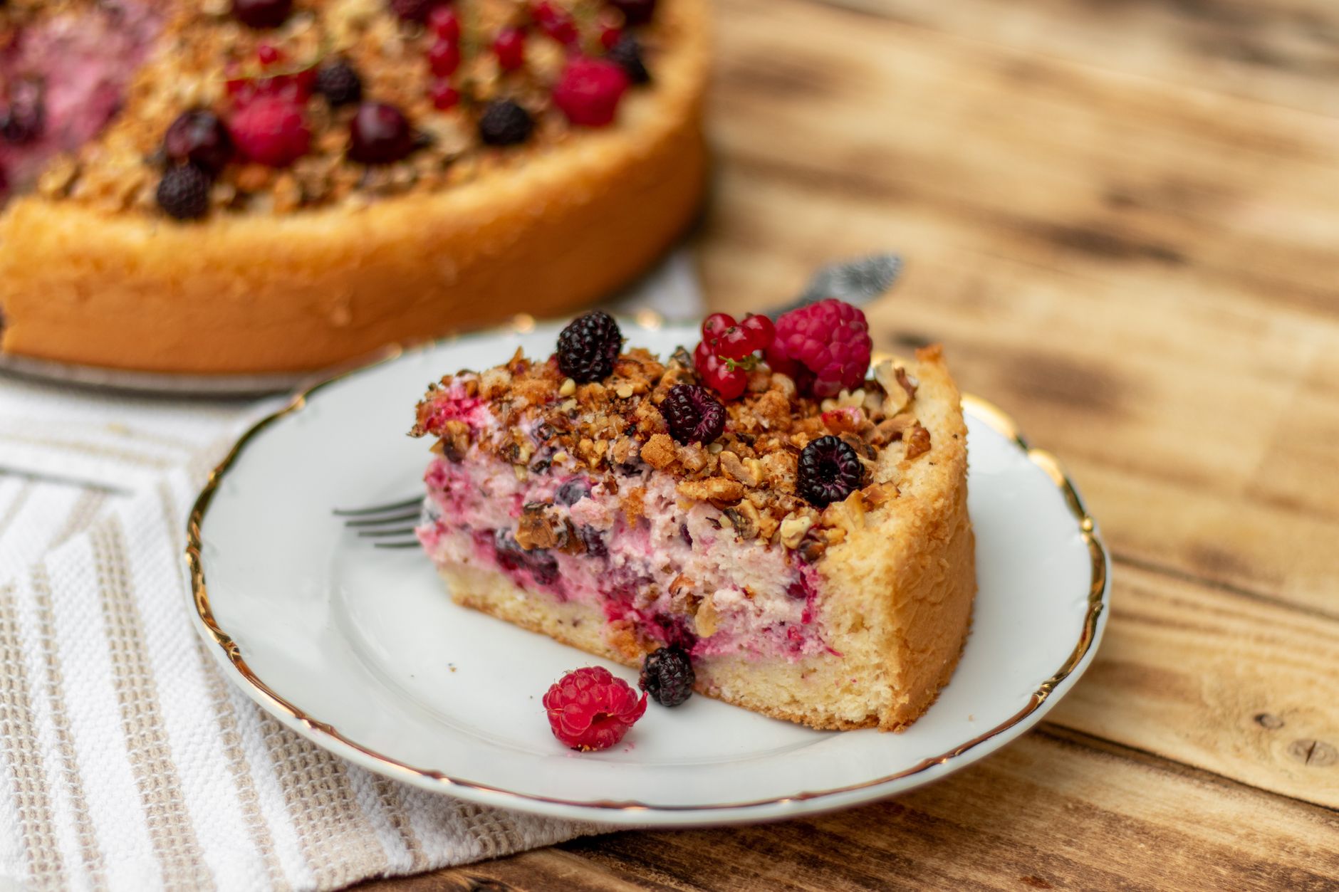 Berry-Topped Coffee Cake
