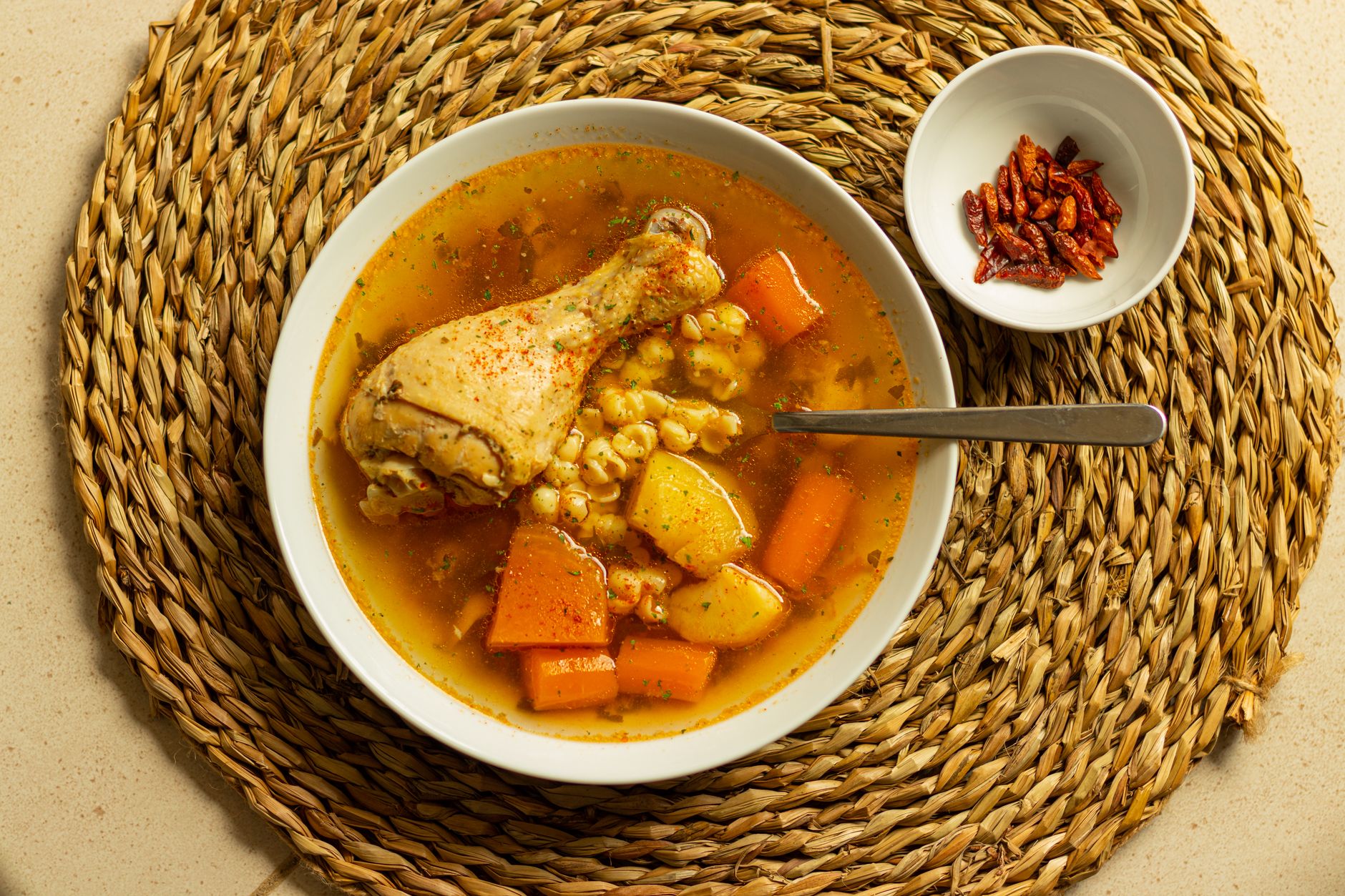 Chorba Hamra bel Frik (Algerian Lamb, Tomato, and Freekeh Soup)