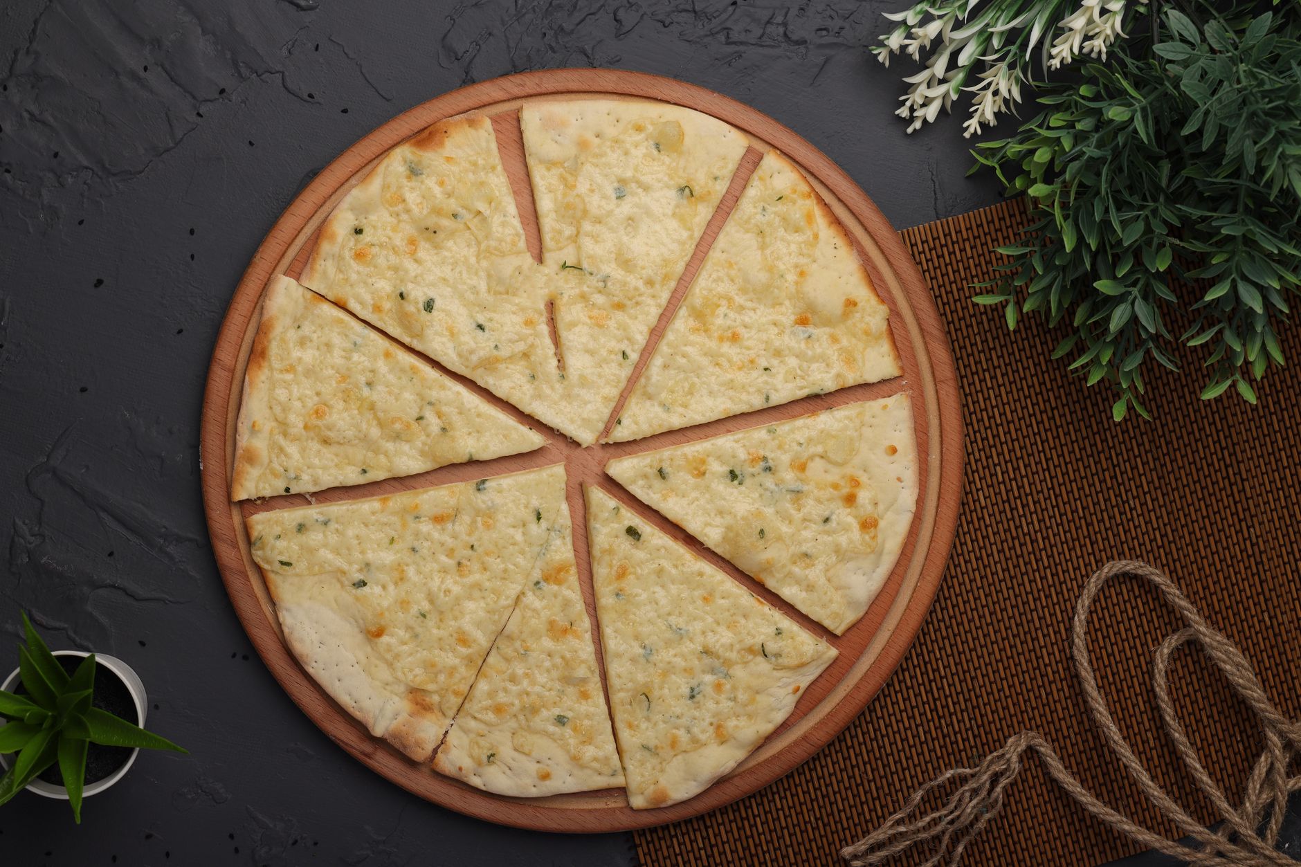 Garlic Bread Pizza