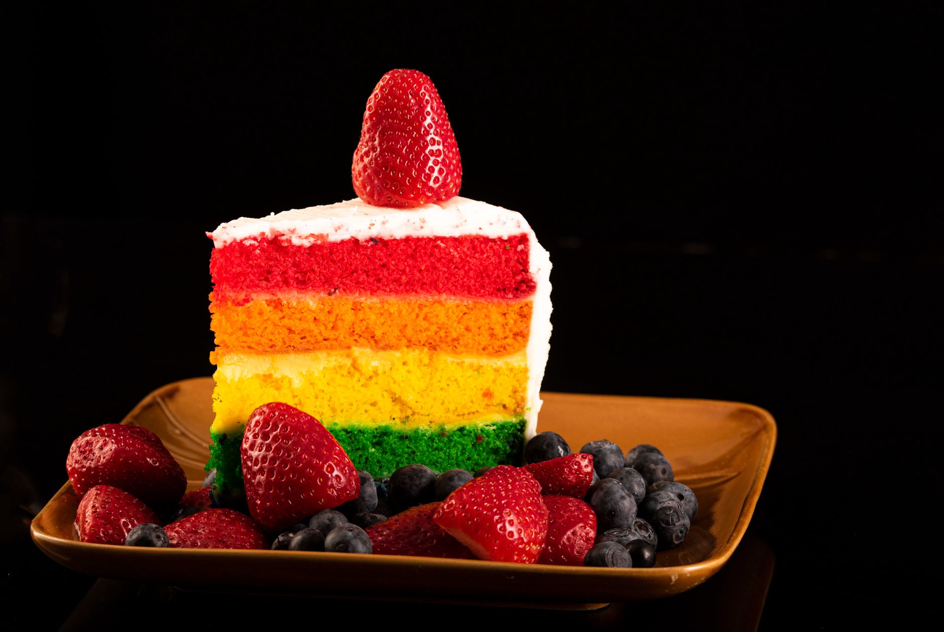 Rainbow Layer Cake