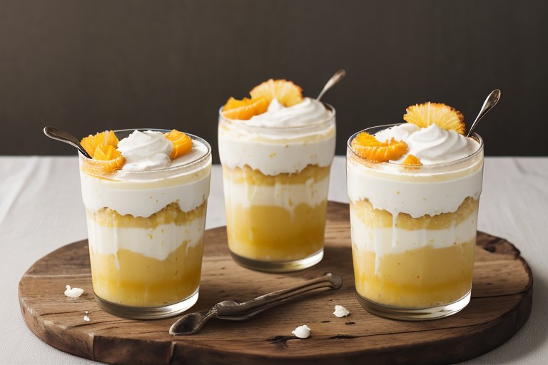 Pineapple Orange Trifle