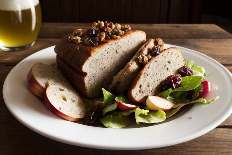 Apple Sausage Salad with Cinnamon Vinaigrette