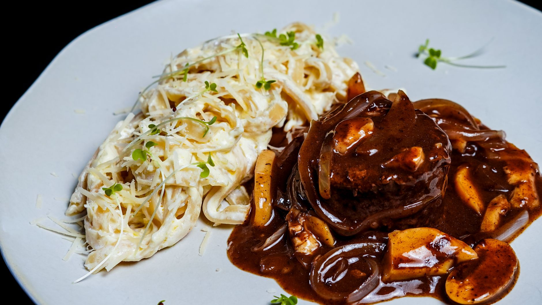 Salisbury Steak with Mushroom Gravy