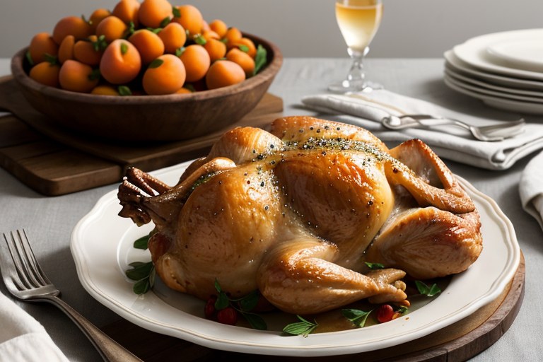 Apricot-Glazed Cornish Hens
