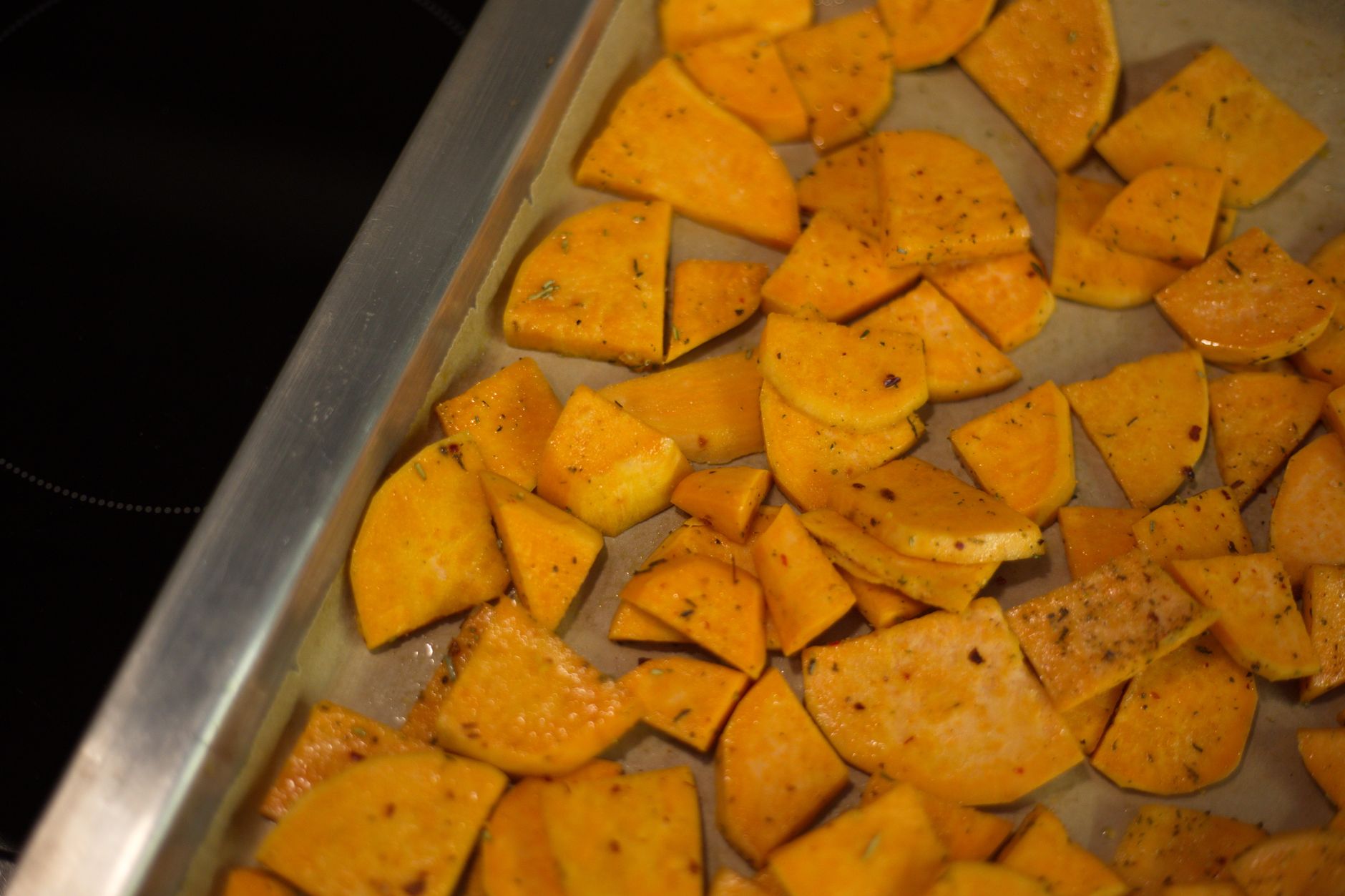Roasted Honey Sweet Potatoes