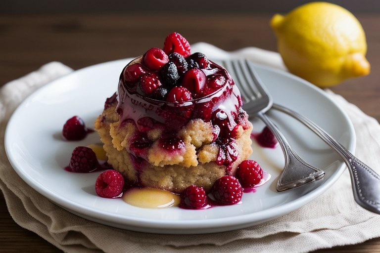 Lemon Berry Cobbler