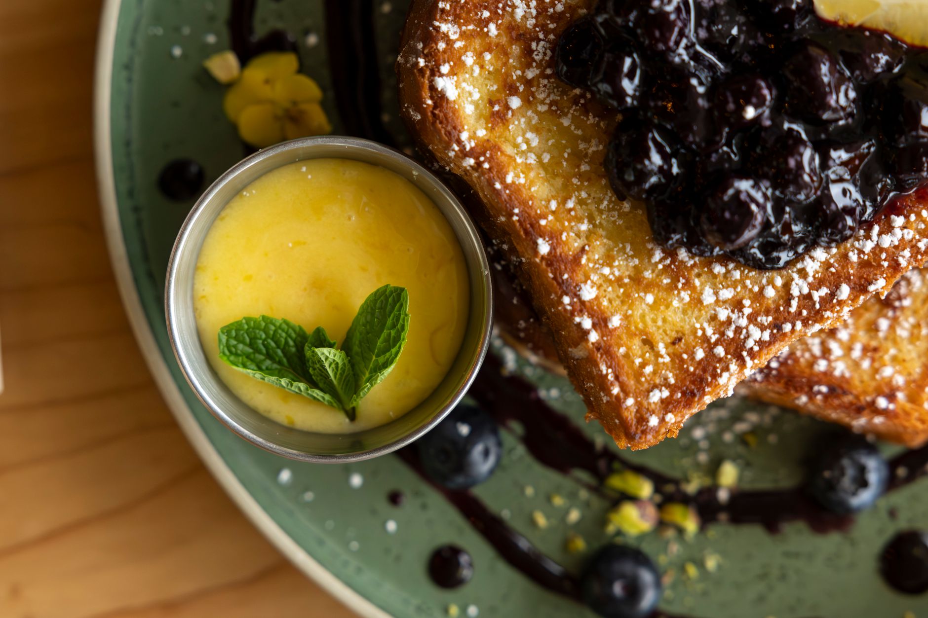 Blueberry Lemon Curd Shortcakes