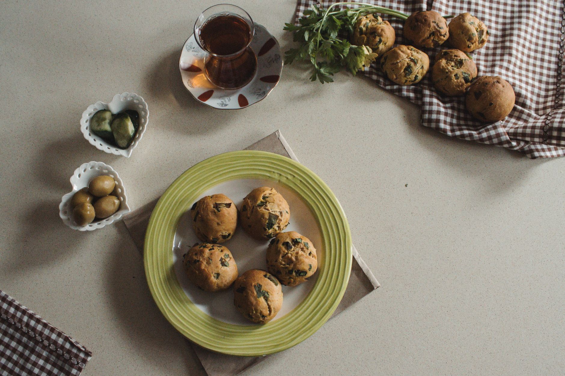 Feta ‘n’ Chive Muffins