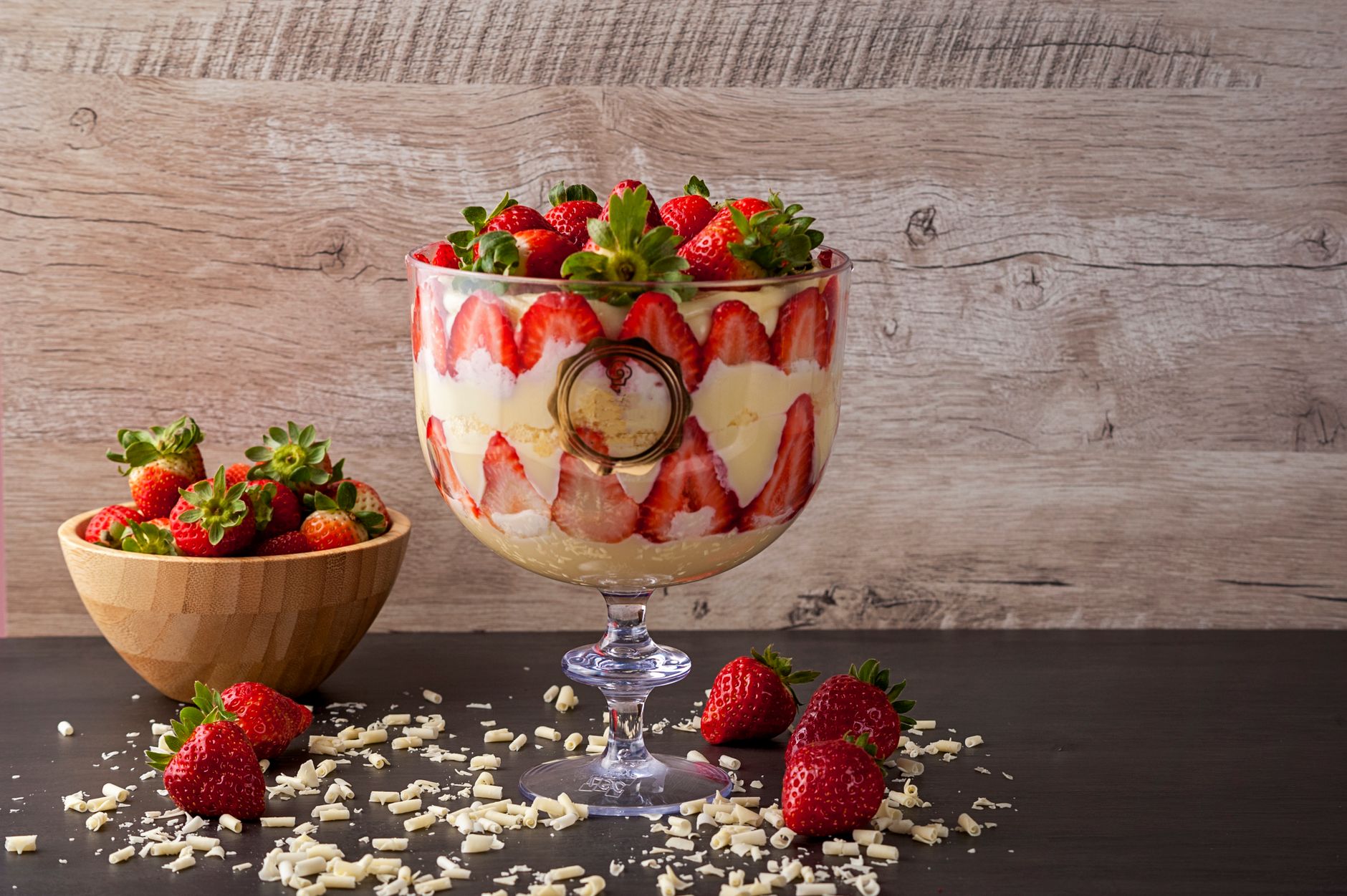 Lemon Strawberry Trifle