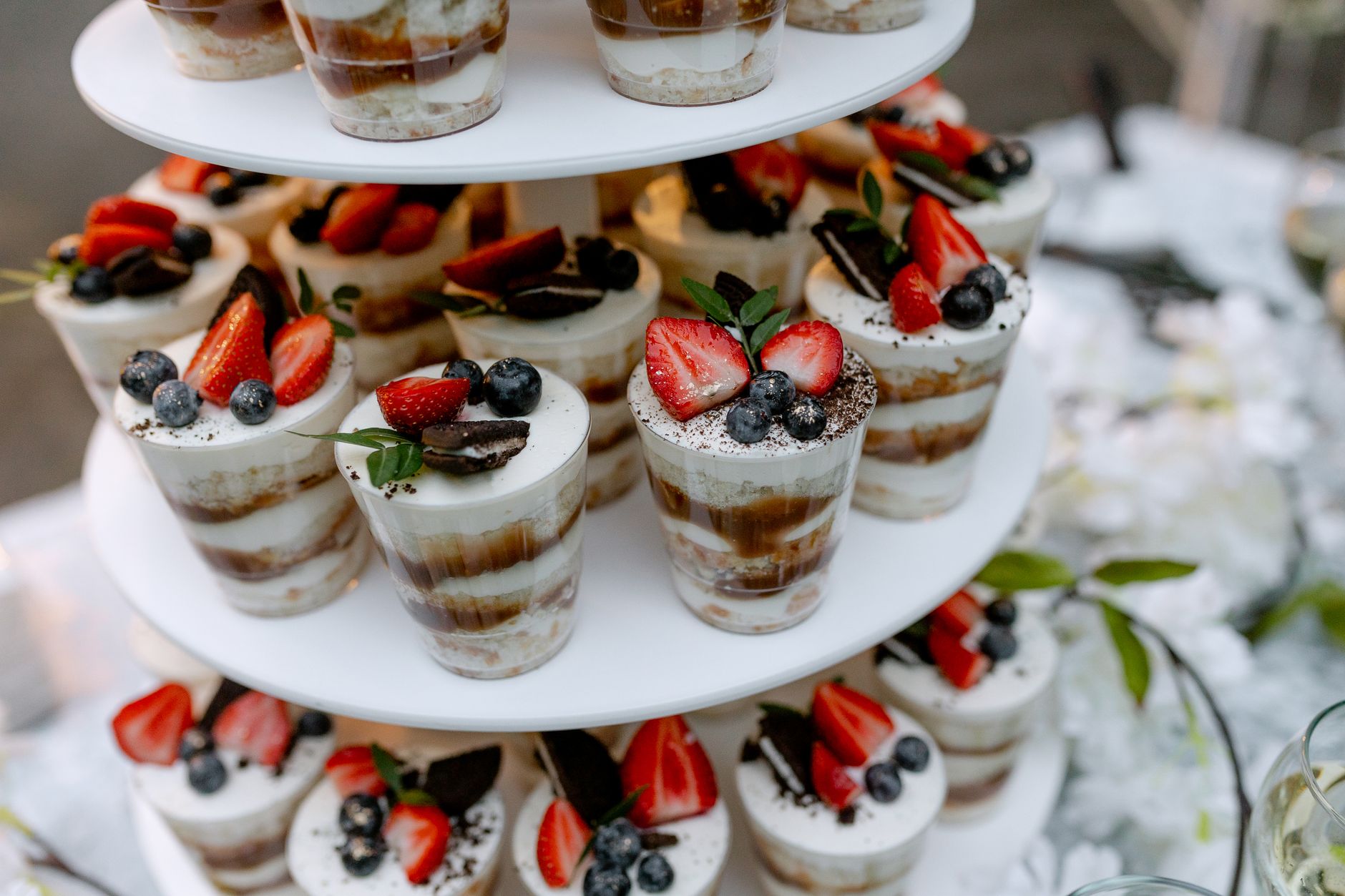 Fruity Waffle Parfaits
