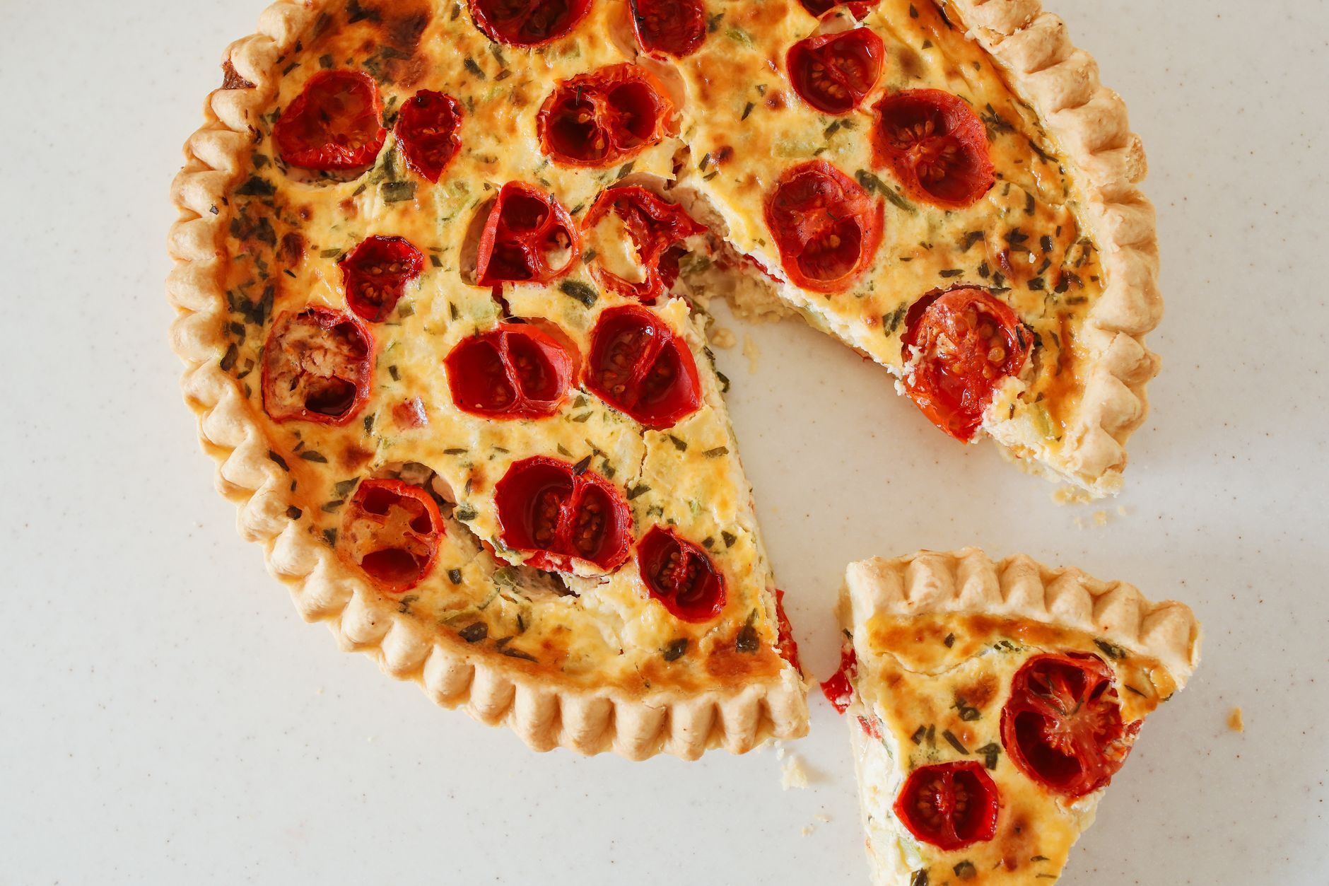 Tomato Bacon Pie
