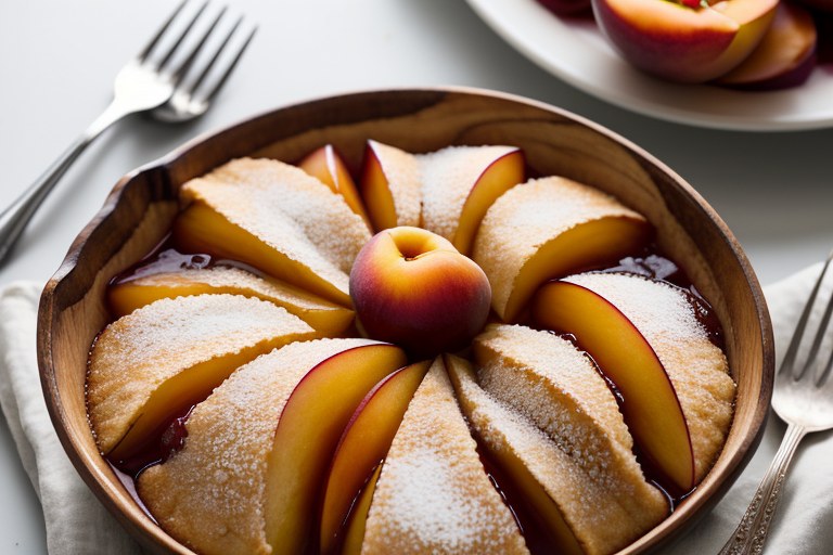 Nectarine Cobbler