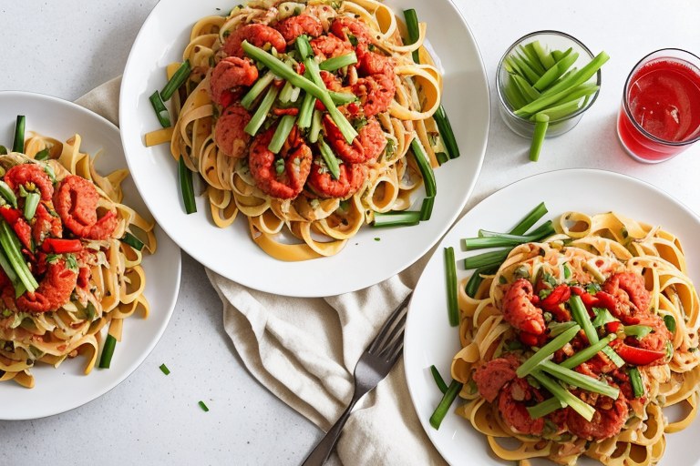 Crawfish Fettuccine