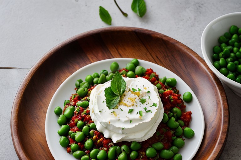 Chilli & mint peas