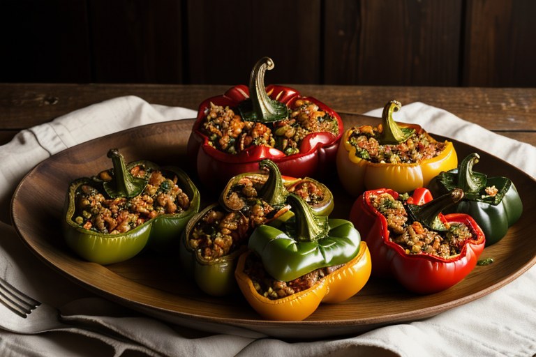 Barley-Stuffed Peppers