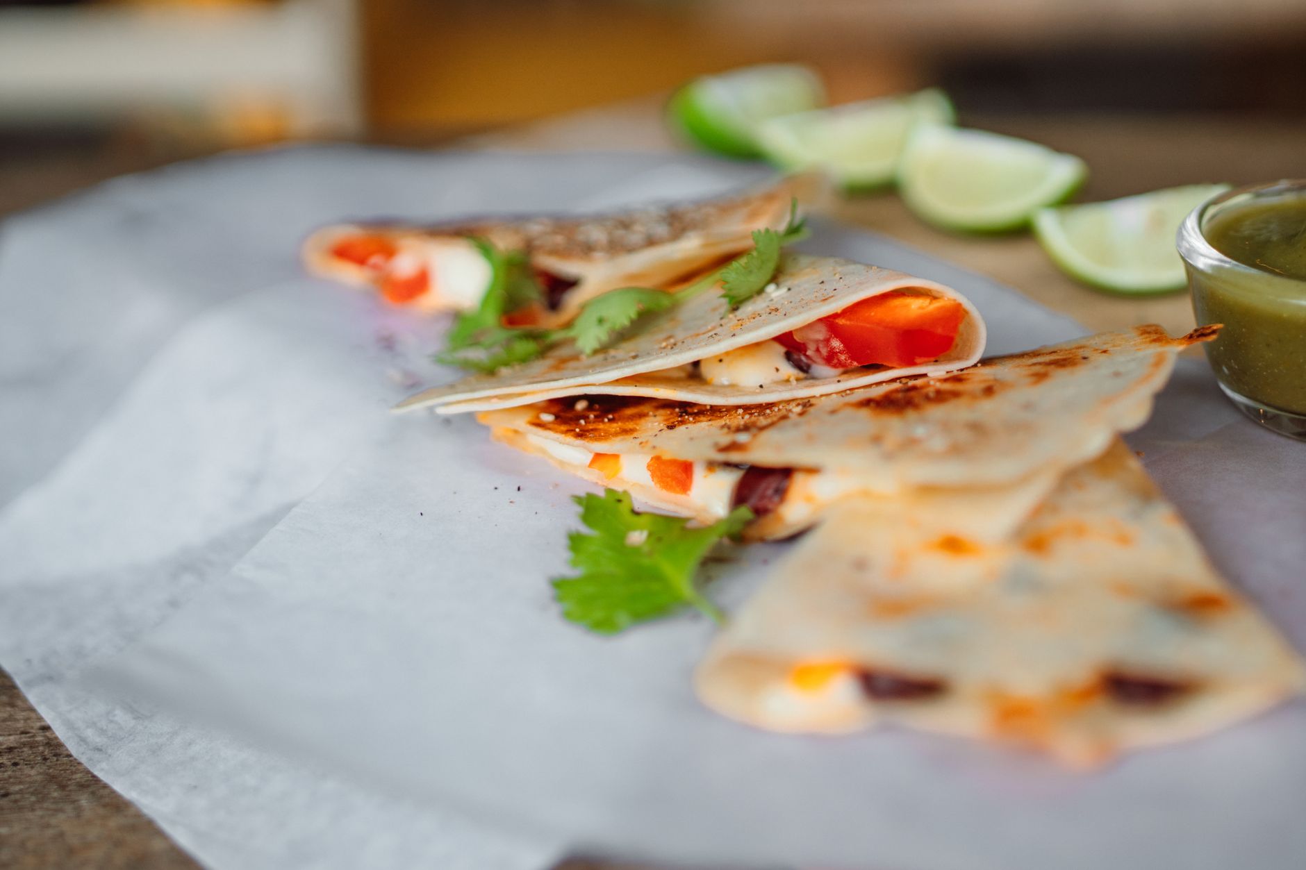 Hearty Black Bean Quesadillas