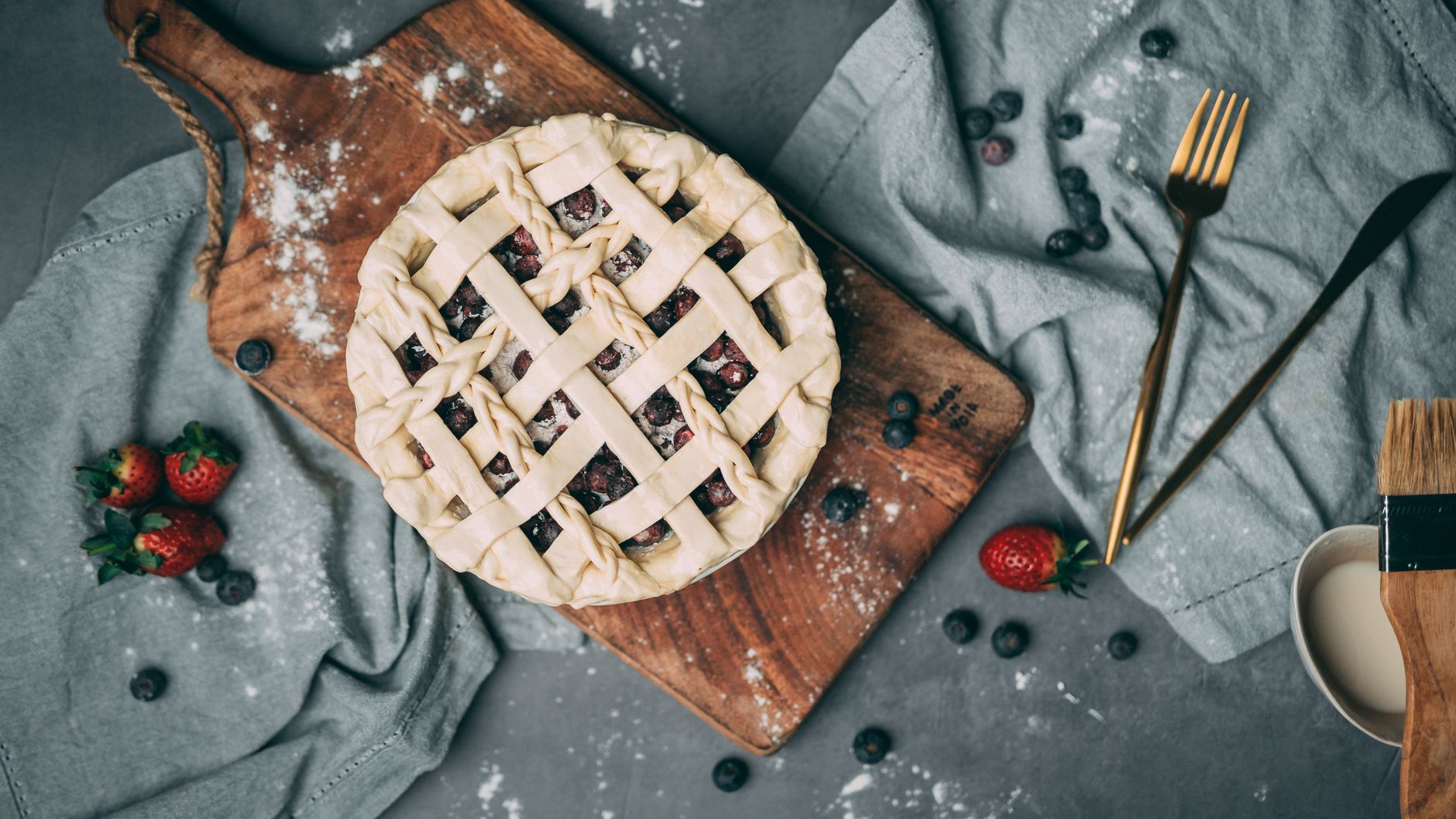Blueberry Lattice Bars