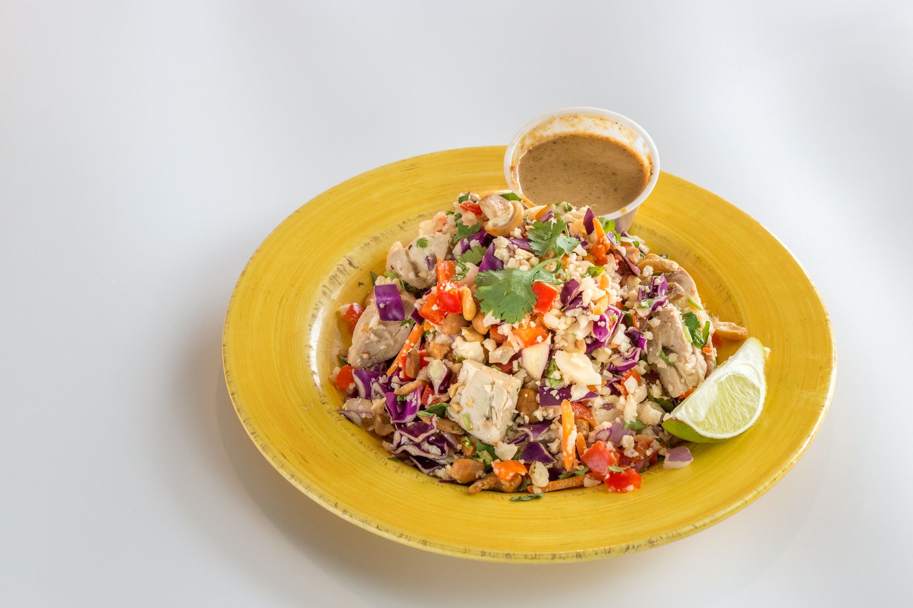 Harvest Salad with Lime-Curry Dressing