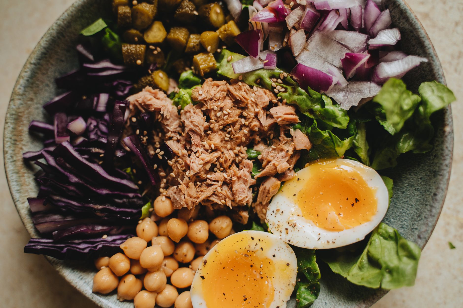 Chickpea Tuna Salad