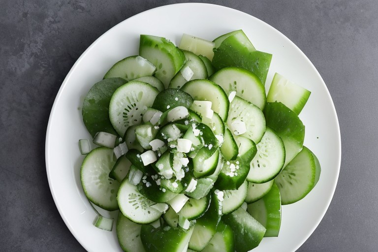Frozen Cucumber Salad