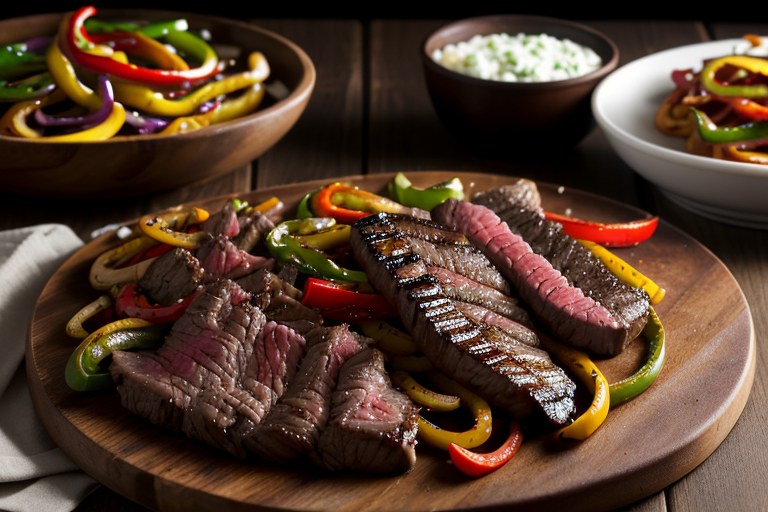 Simple Grilled Steak Fajitas