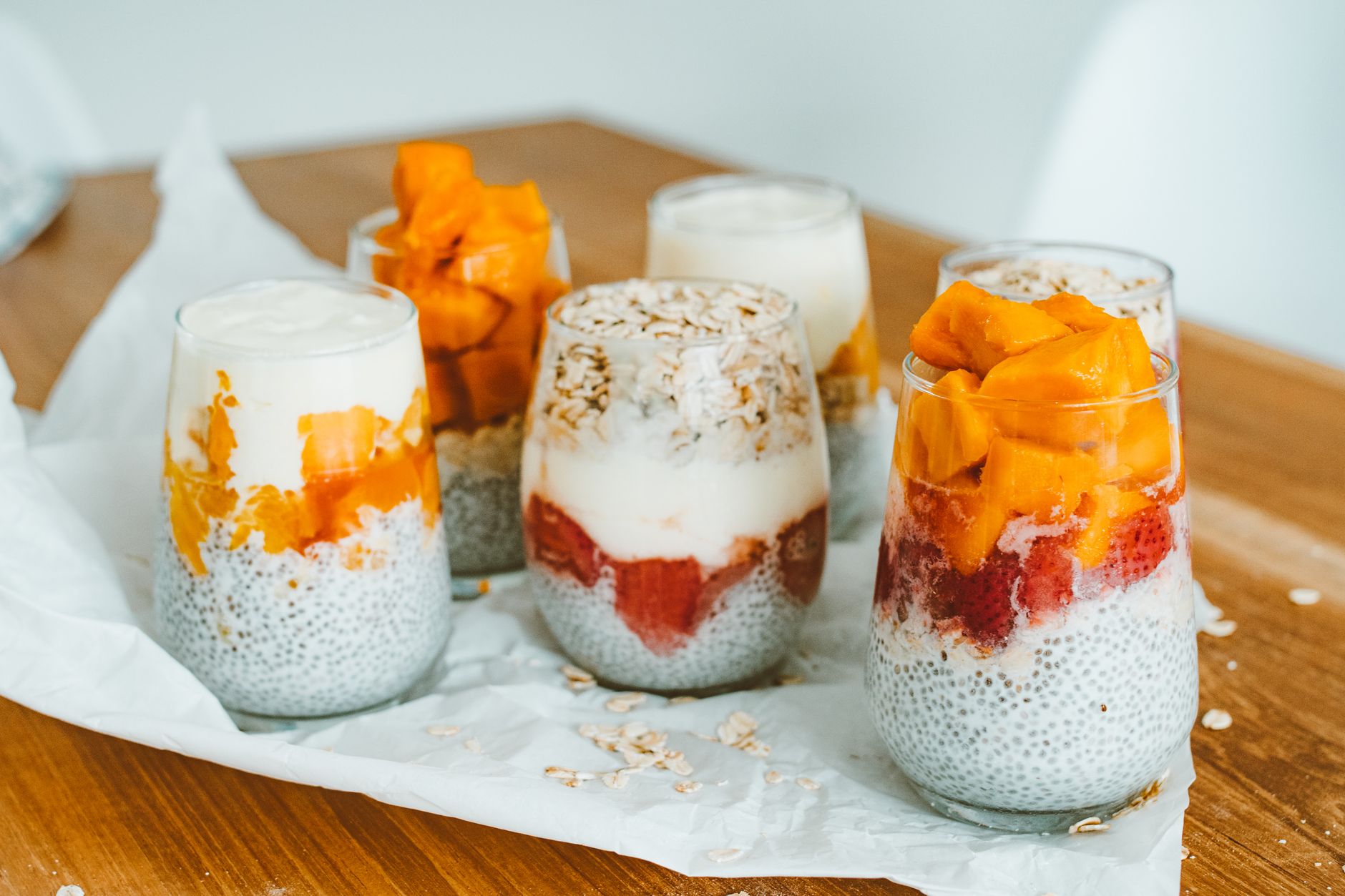 Mango Coconut Chia Pudding