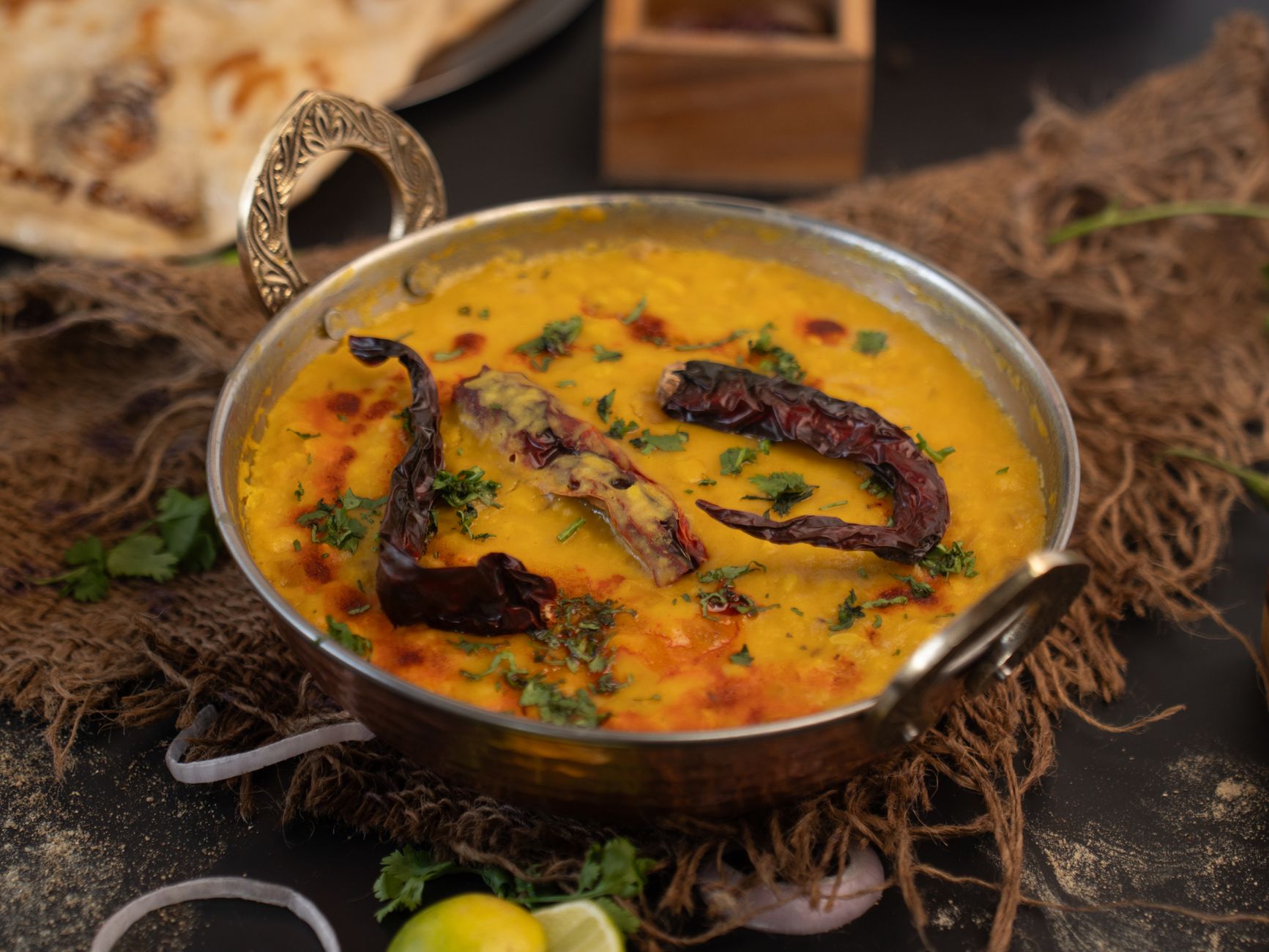 Creamy Coconut Curry Lentils with Spinach